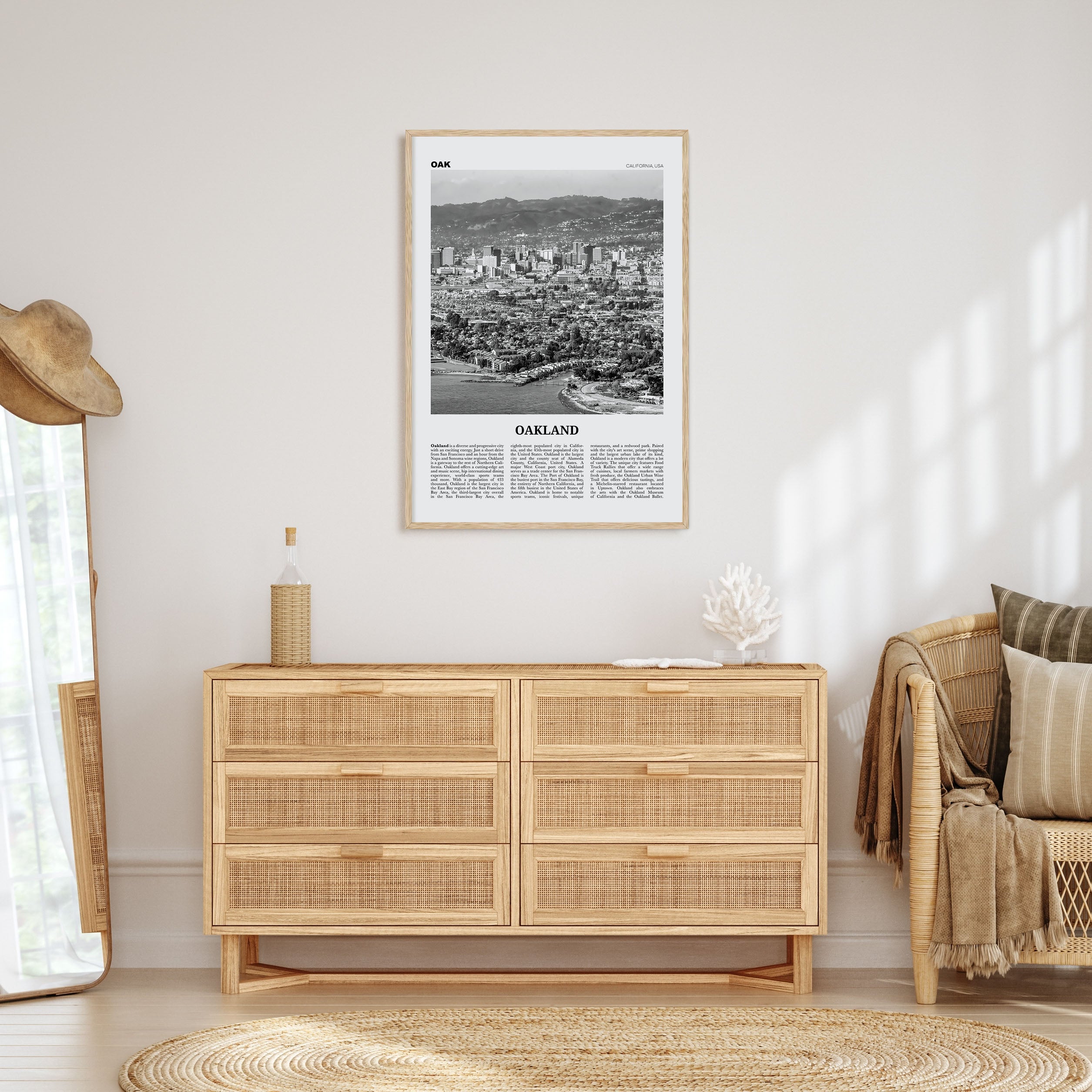 Oakland Travel B&W No 1 Poster