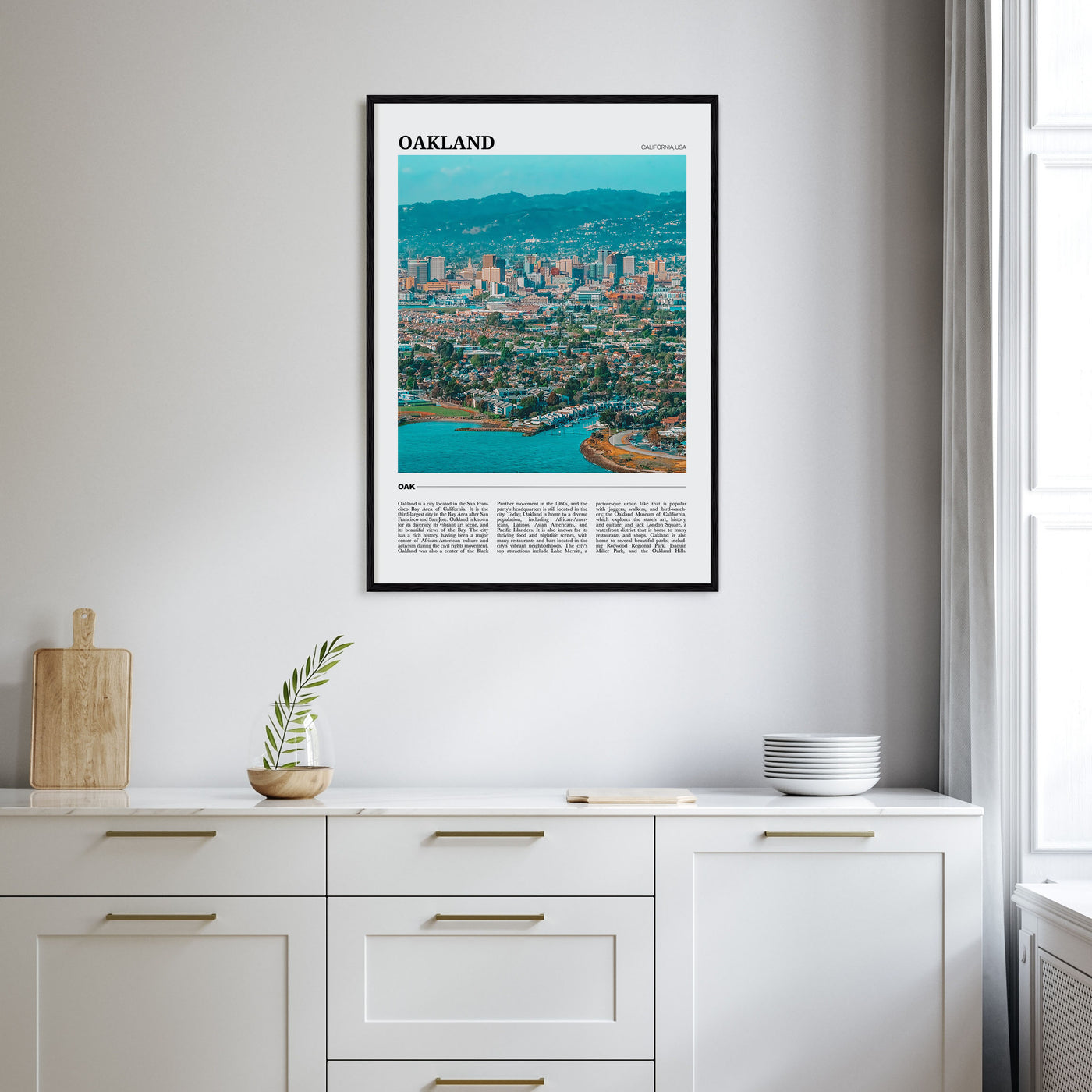 Oakland Travel Color Poster