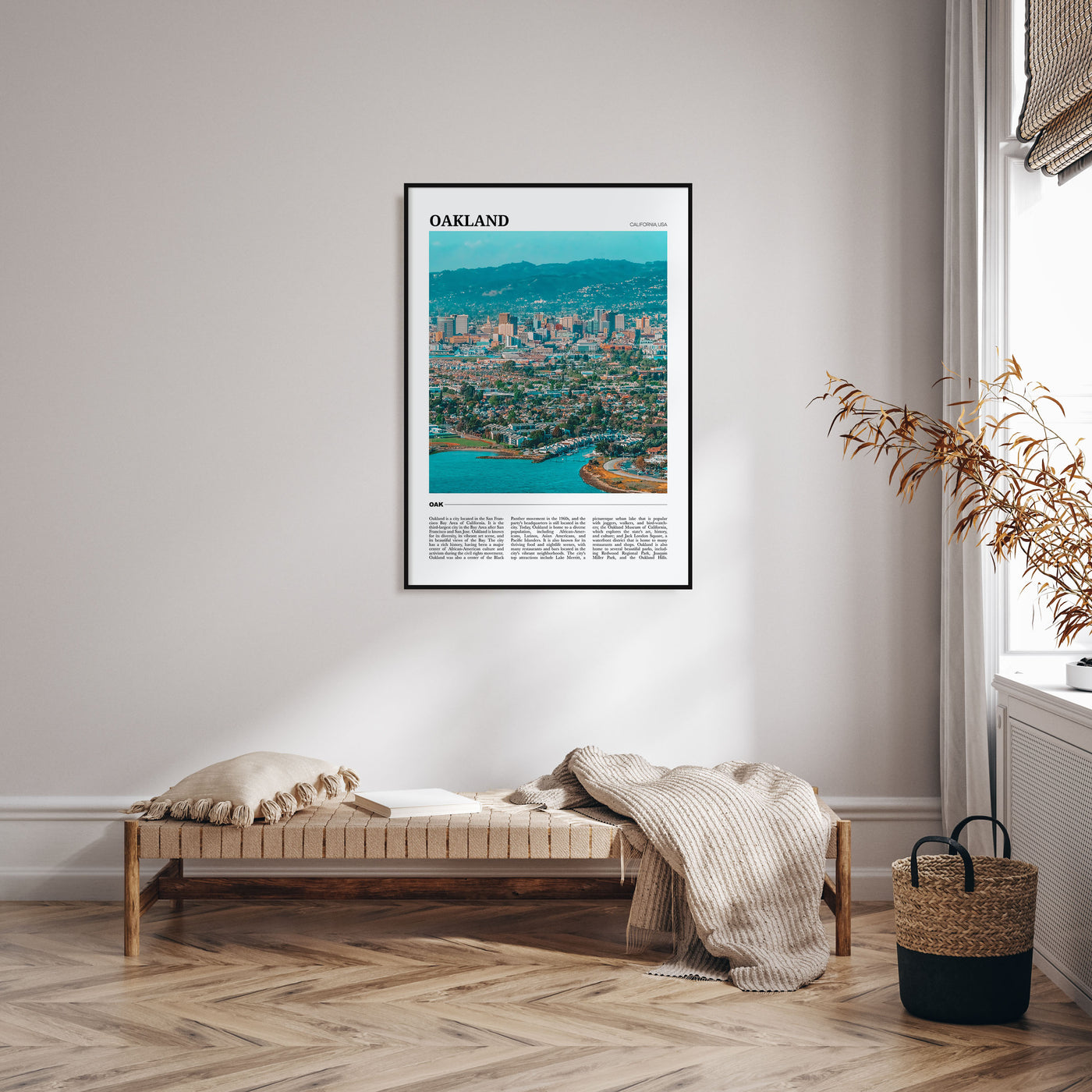 Oakland Travel Color Poster