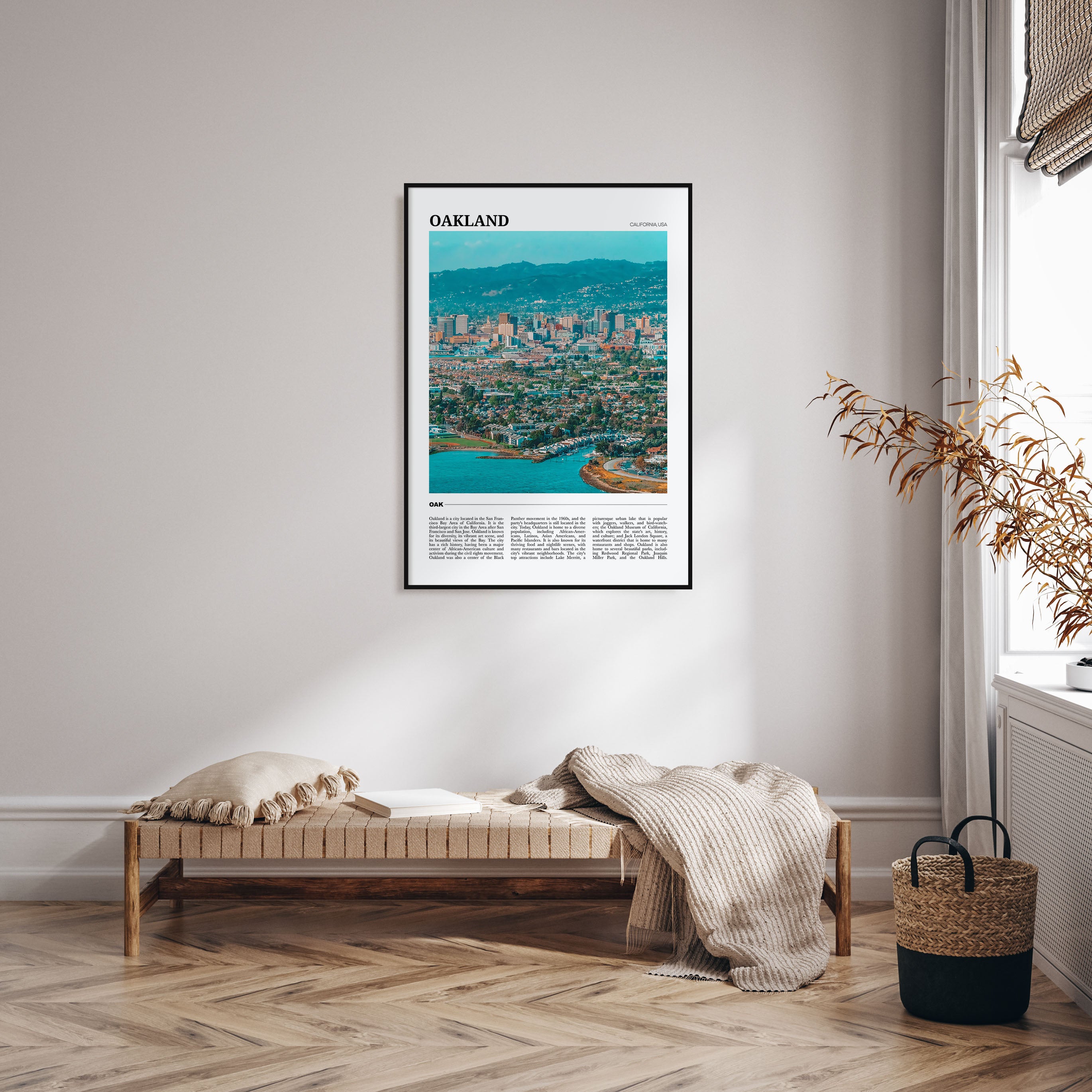 Oakland Travel Color Poster