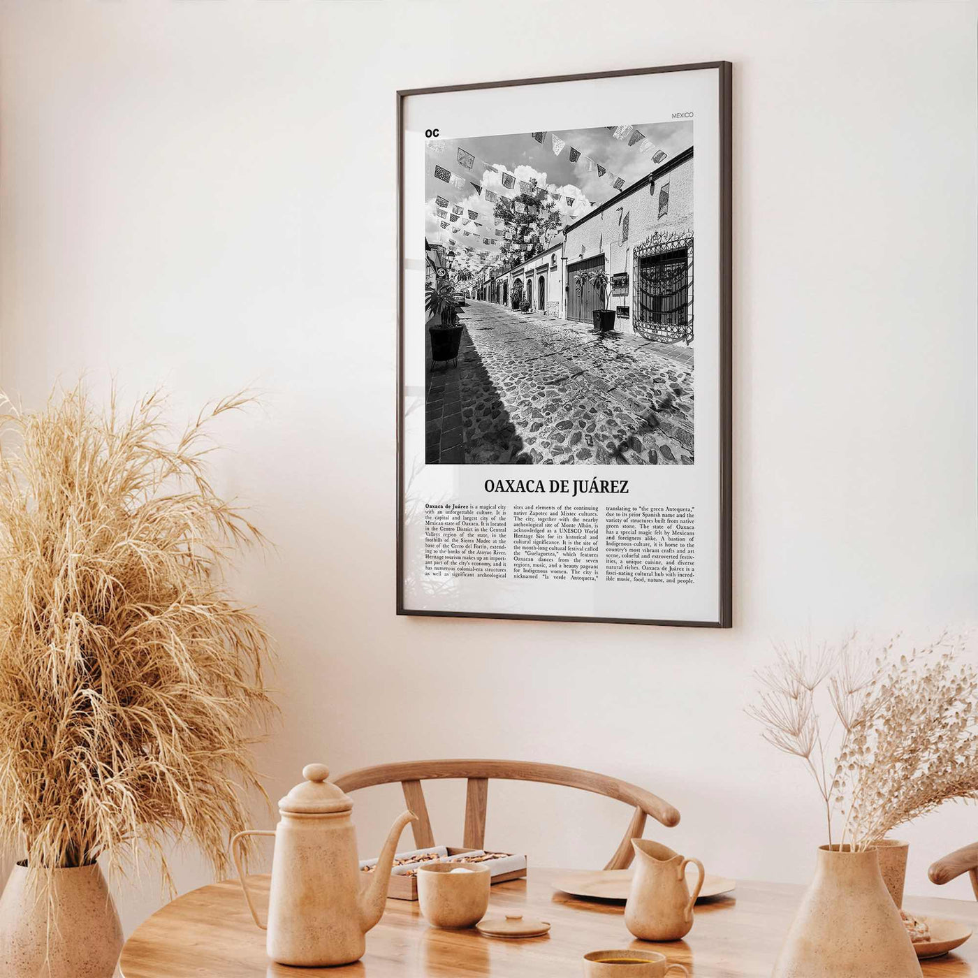 Oaxaca De Juarez Print Black and White, Oaxaca Wall Art, Oaxaca Poster, Oaxaca Photo, Oaxaca Wall Decor, Mexico, Oaxaca de Juarez