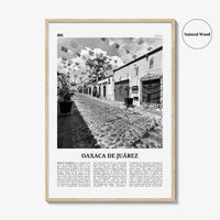 Oaxaca De Juarez Print Black and White, Oaxaca Wall Art, Oaxaca Poster, Oaxaca Photo, Oaxaca Wall Decor, Mexico, Oaxaca de Juarez