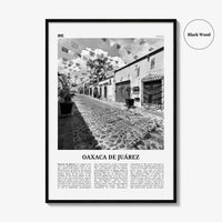 Oaxaca De Juarez Print Black and White, Oaxaca Wall Art, Oaxaca Poster, Oaxaca Photo, Oaxaca Wall Decor, Mexico, Oaxaca de Juarez