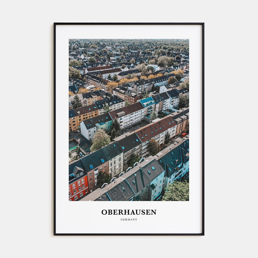 Oberhausen Portrait Color Poster