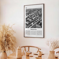 Oberhausen Print Black and White, Oberhausen Wall Art, Oberhausen Poster, Oberhausen Photo, Oberhausen Wall Décor, Oberhausen Map, Germany