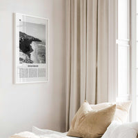 Ocean Beach Print Black and White, Ocean Beach Wall Art, Ocean Beach Poster, Ocean Beach Photo, San Diego, California, USA, United States