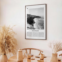 Ocean Beach Print Black and White, Ocean Beach Wall Art, Ocean Beach Poster, Ocean Beach Photo, San Diego, California, USA, United States