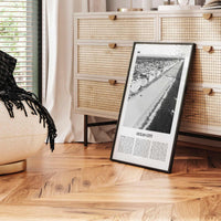 Ocean City Print Black and White Maryland, Ocean City Wall Art, Ocean City Poster, Ocean City Photo, Ocean City Décor, USA, United States