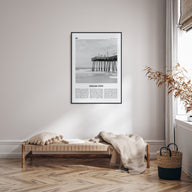Ocean City, New Jersey Travel B&W No 2 Poster