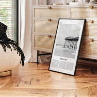 Ocean City Print Black and White New Jersey No 2, Ocean City Wall Art, Ocean City Poster, Ocean City Photo, Ocean City Wall Décor, USA