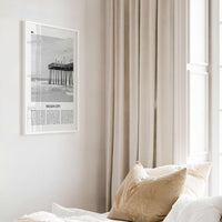 Ocean City Print Black and White New Jersey No 2, Ocean City Wall Art, Ocean City Poster, Ocean City Photo, Ocean City Wall Décor, USA