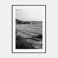 Ocean Pool Photo B&W No 1 Poster