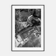 Ocean Pool Photo B&W No 2 Poster