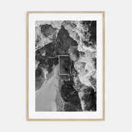 Ocean Pool Photo B&W No 3 Poster