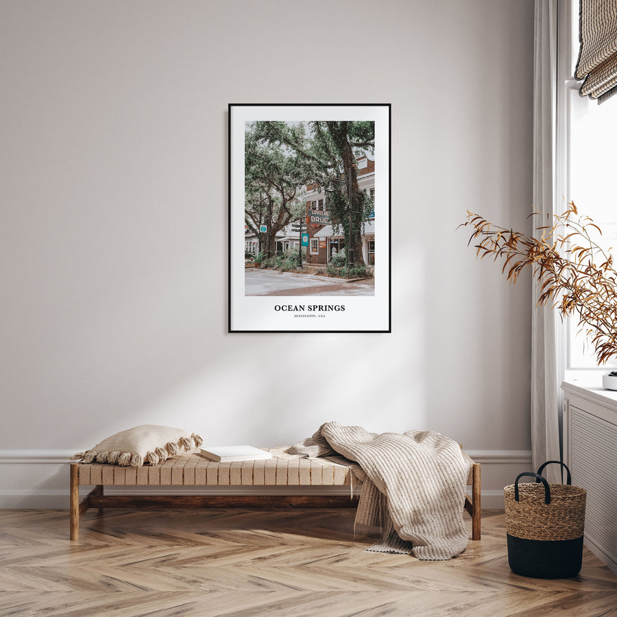Ocean Springs Portrait Color Poster
