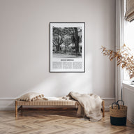 Ocean Springs Travel B&W Poster