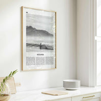 Oceania Print Black and White, Oceania Wall Art, Oceania Poster, Oceania Photo, Oceania Wall Decor, Continent Print, Australia, New Zealand