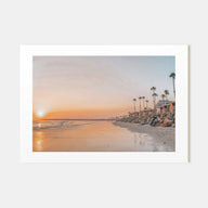 Oceanside Landscape Color Poster