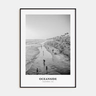 Oceanside Portrait B&W No 1 Poster