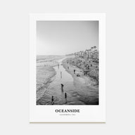 Oceanside Portrait B&W No 1 Poster