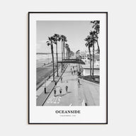 Oceanside Portrait B&W No 3 Poster