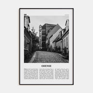 Odense Travel B&W Poster