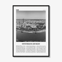 Offenbach am Main Print Black and White, Offenbach am Main Wall Art, Offenbach am Main Poster, Offenbach am Main Photo, Wall Décor, Map