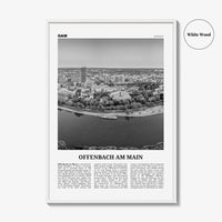 Offenbach am Main Print Black and White, Offenbach am Main Wall Art, Offenbach am Main Poster, Offenbach am Main Photo, Wall Décor, Map