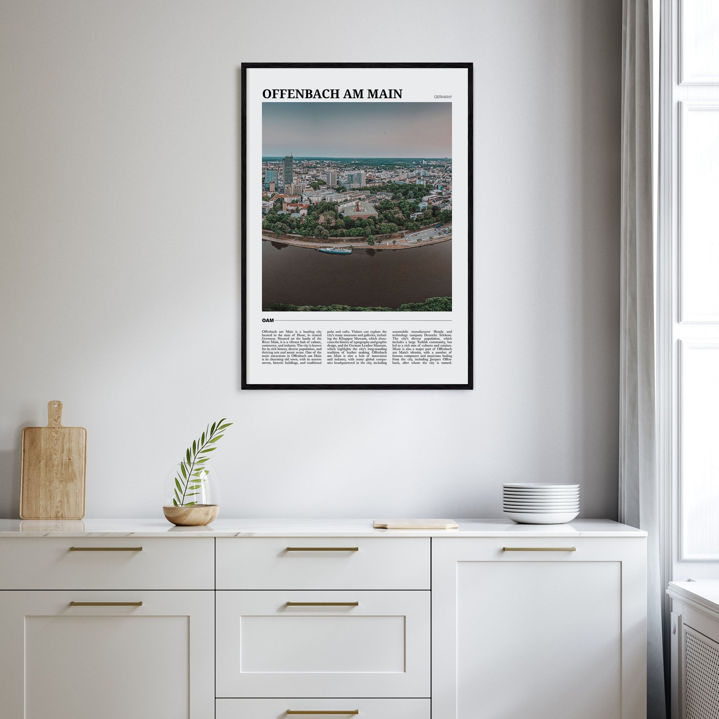 Offenbach am Main Travel Color Poster