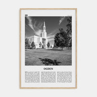 Ogden Travel B&W Poster