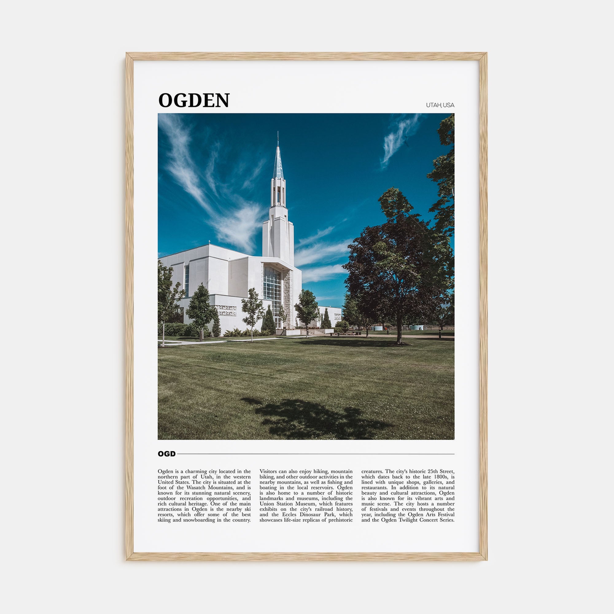 Ogden Travel Color Poster