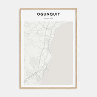 Ogunquit Map Portrait Poster