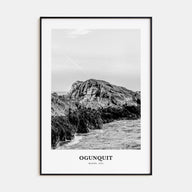 Ogunquit Portrait B&W Poster