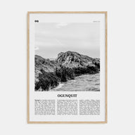 Ogunquit Travel B&W Poster
