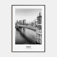 Ohio Portrait B&W No 1 Poster