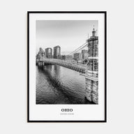 Ohio Portrait B&W No 1 Poster