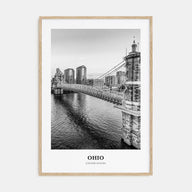 Ohio Portrait B&W No 1 Poster