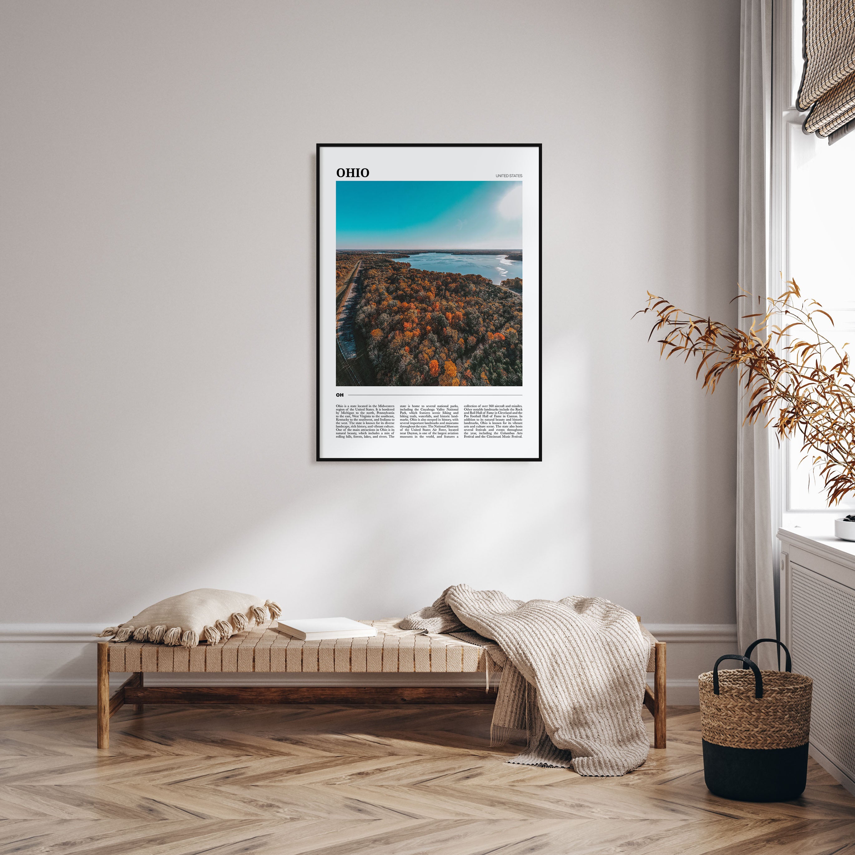 Ohio Travel Color Poster