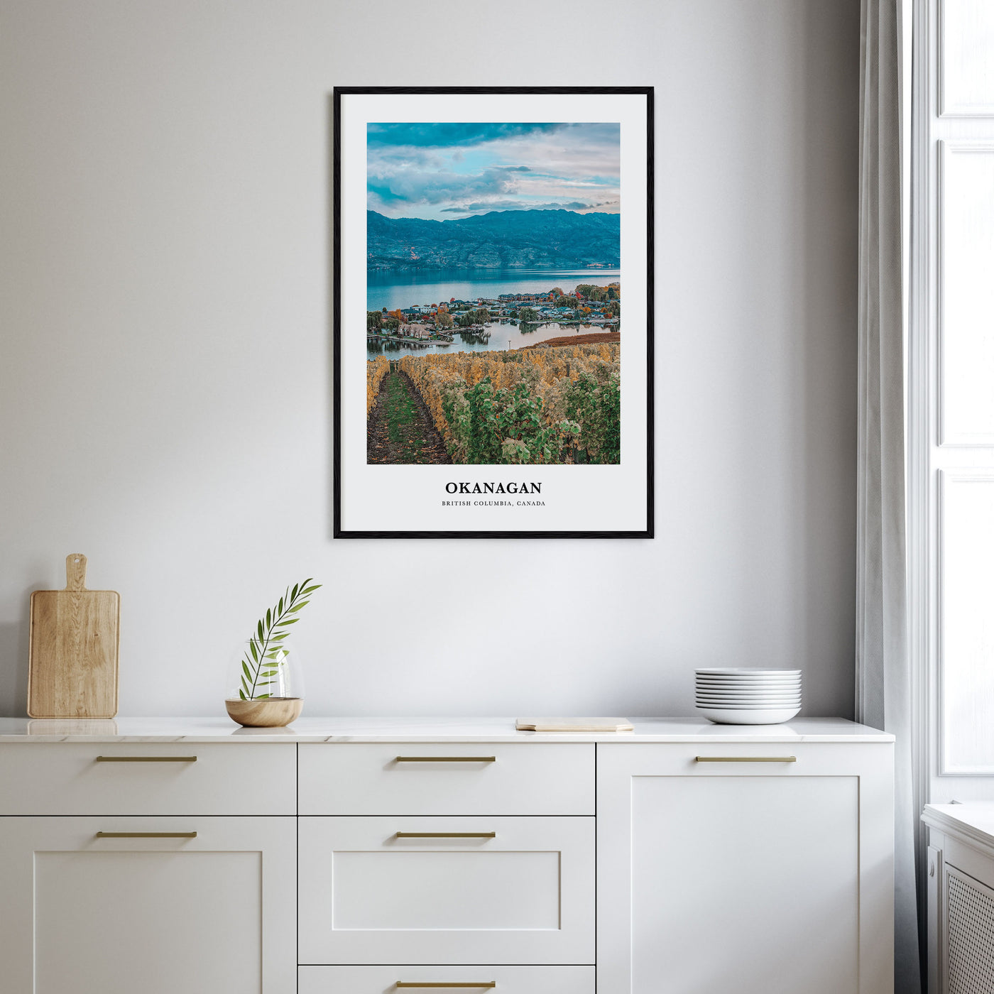 Okanagan Portrait Color Poster