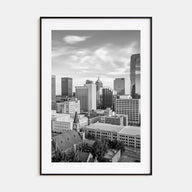 Oklahoma City Photo B&W Poster