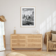 Oklahoma City Photo B&W Poster