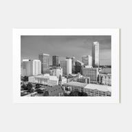 Oklahoma Landscape B&W Poster