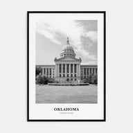 Oklahoma Portrait B&W No 1 Poster