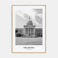 Oklahoma Portrait B&W No 1 Poster