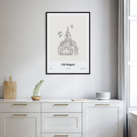 Old Bagan Drawn Poster