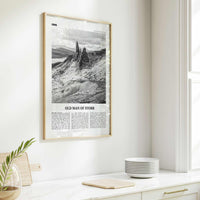 Old Man of Storr Print Black and White, Old Man of Storr Wall Art, Old Man of Storr Poster, Old Man of Storr Photo, Old Man of Storr Décor
