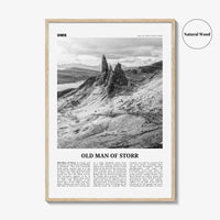Old Man of Storr Print Black and White, Old Man of Storr Wall Art, Old Man of Storr Poster, Old Man of Storr Photo, Old Man of Storr Décor