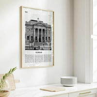 Oldham Print Black and White, Oldham Wall Art, Oldham Poster, Oldham Photo, Oldham Wall Décor, Oldham Map, England, UK