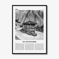 Ollantaytambo Print Black and White, Ollantaytambo Wall Art, Ollantaytambo Poster, Ollantaytambo Photo, Ollantaytambo Wall Décor, Peru