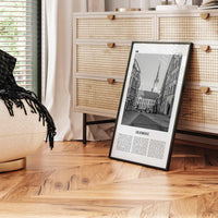 Olomouc Print Black and White, Olomouc Wall Art, Olomouc Poster, Olomouc Photo, Olomouc Wall Décor, Olomouc Map, Czech Republic